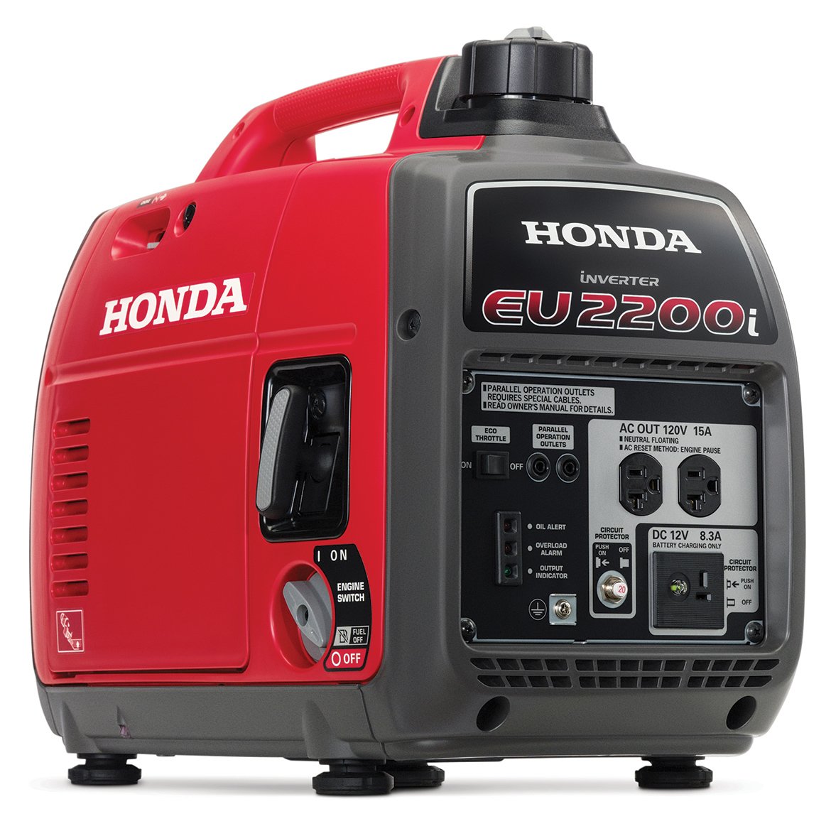 Honda EU2200i 2200-Watt Super Quiet Gas Power Portable Inverter Generator