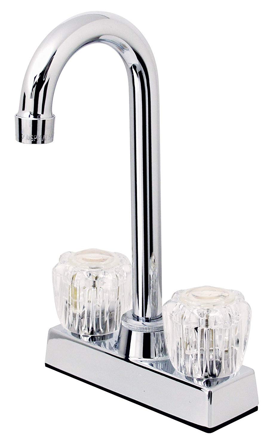 Hardware House 124997 2-Handle High Rise Bar Faucet, Chrome