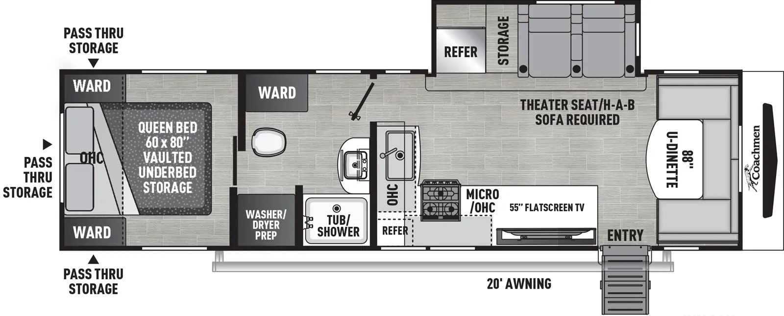 COACHMEN FREEDOM EXPRESS ULTRA LITE 298FDS